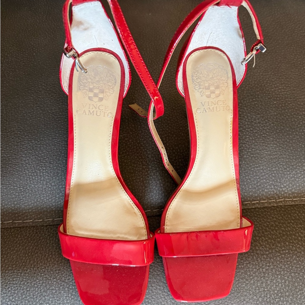 Vince Camuto Bold Red Heels